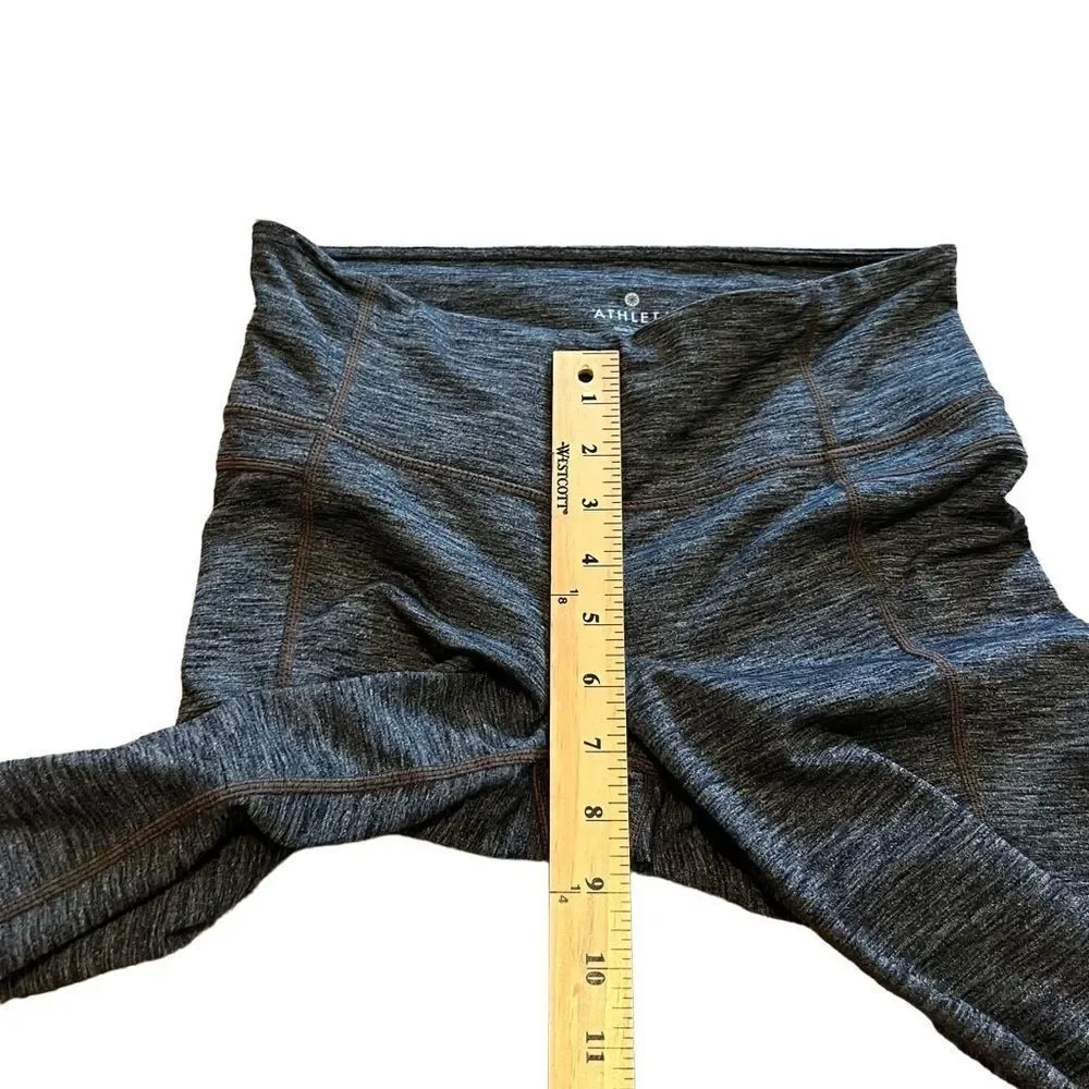 Athleta Grey Leggings with Slightly Flared Legs. Size Small. Great Condition!!